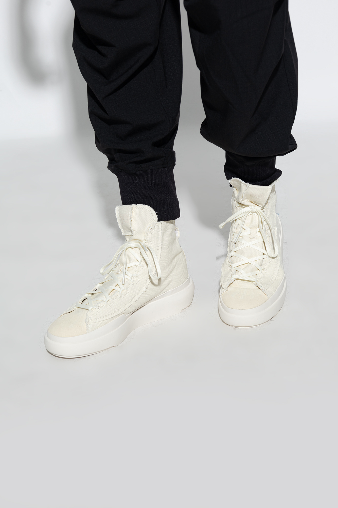 Cream 'Nizza High' sneakers Y-3 Yohji Yamamoto - Vitkac Canada